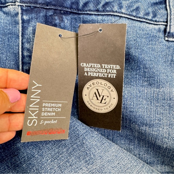 New Avenue Blue Denim Jeans Women’s size 26 A Stretch - Picture 12 of 14